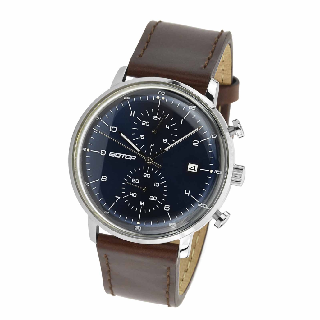 SS313 Men's Blue Dial Chronograph Watch
