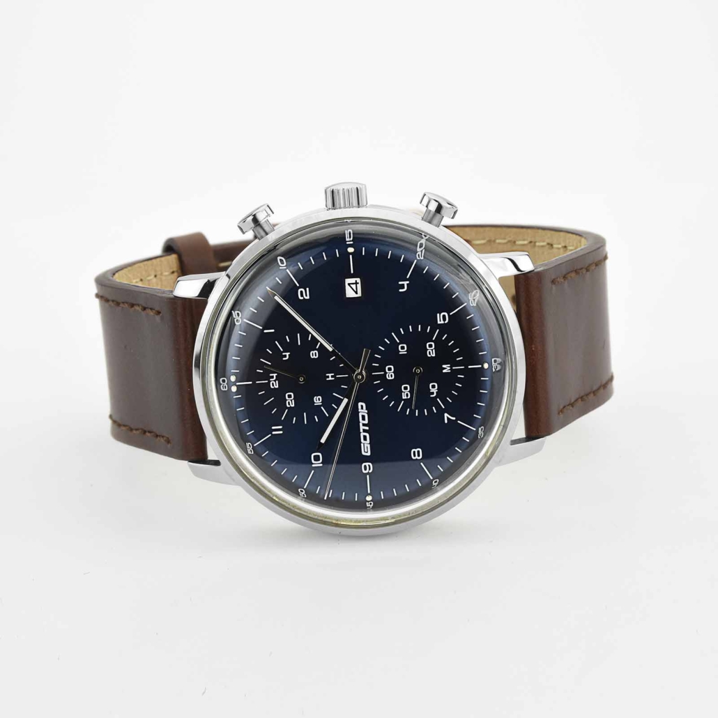 SS313 Men's Blue Dial Chronograph Watch
