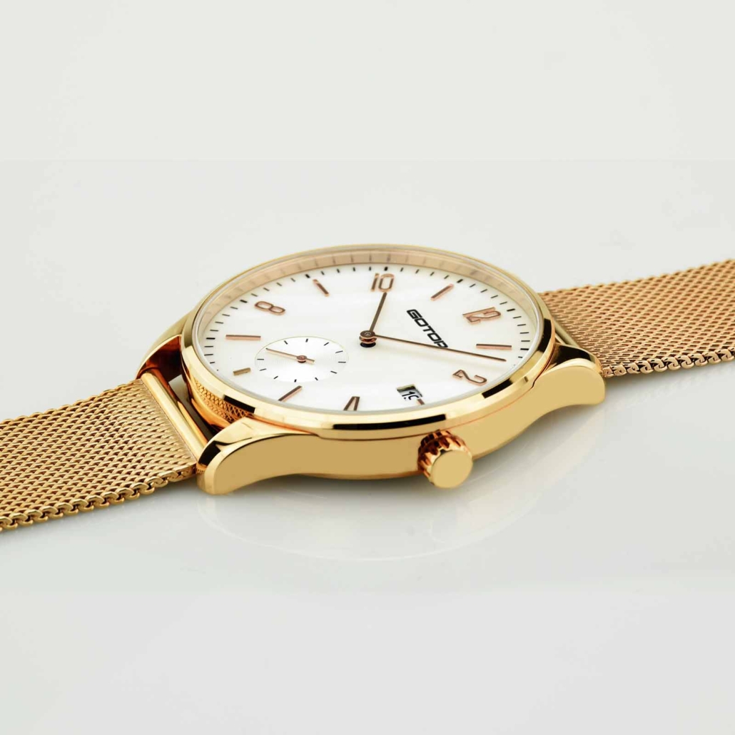 SS312-01 Mens Rose Gold Quartz Watch Mens Rose Gold Quartz Watch