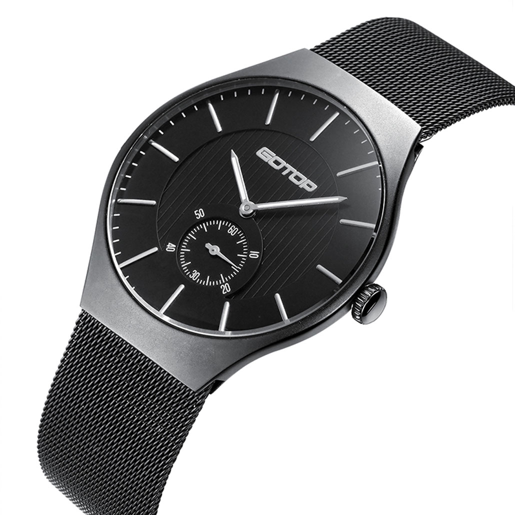 AW164 Matt Black Stainless Steel Men's Watch