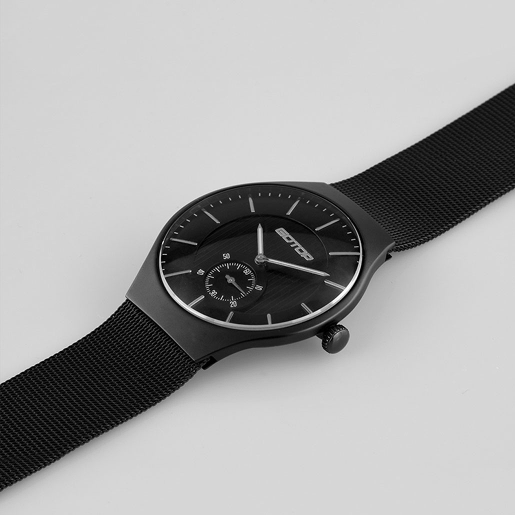 AW164 Matt Black Stainless Steel Men's Watch
