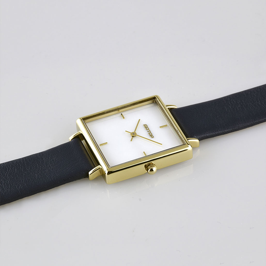 Women's Square Watch Leather Band