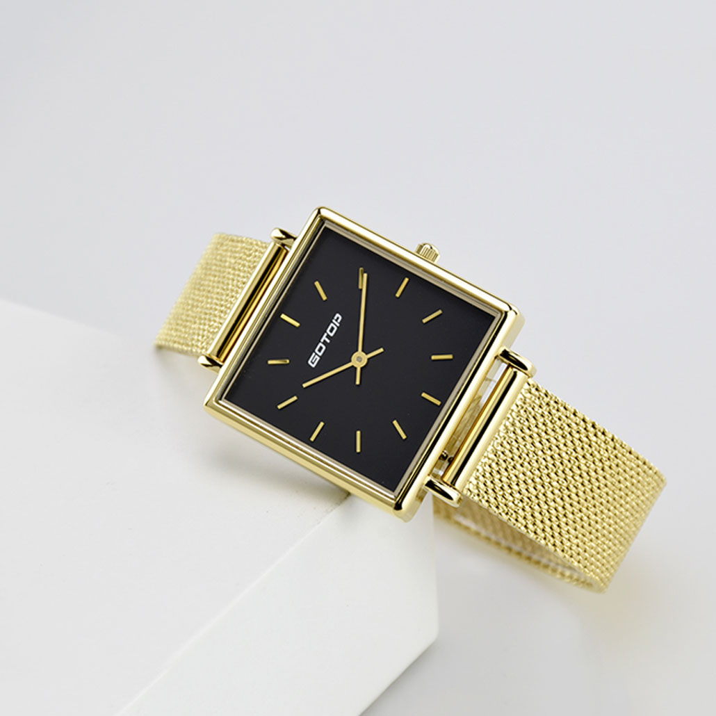 Rectangle Dial Watches For Ladies