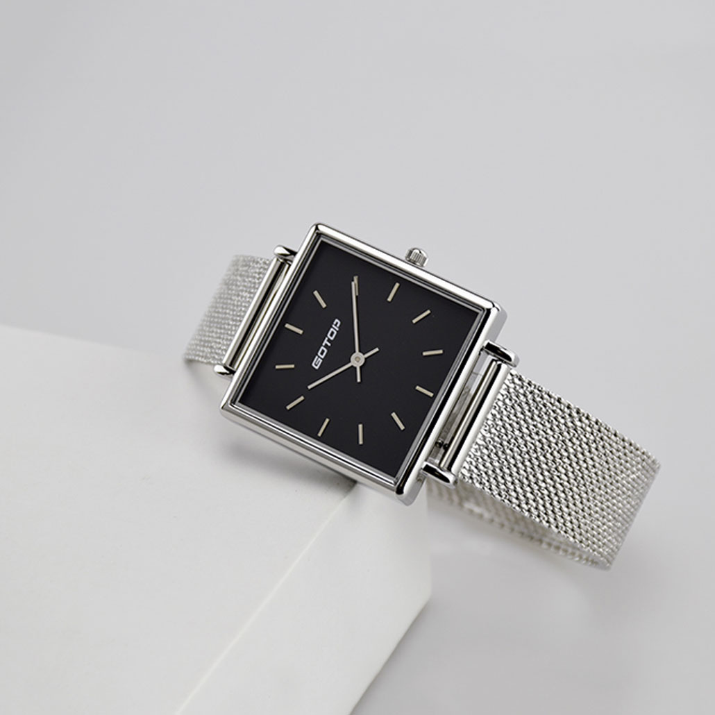 Rectangle Dial Watches For Ladies