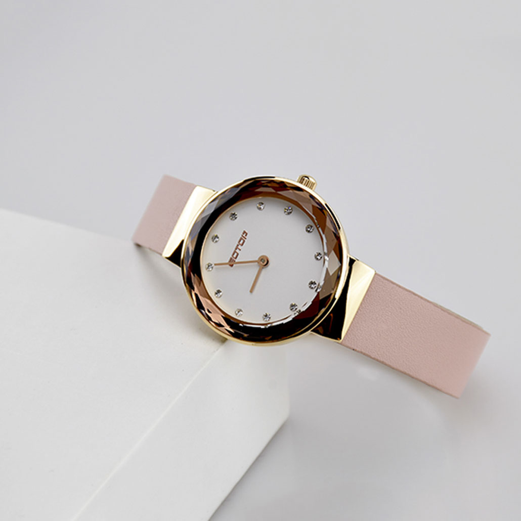 Silver And White Stainless Steel Watch For Women