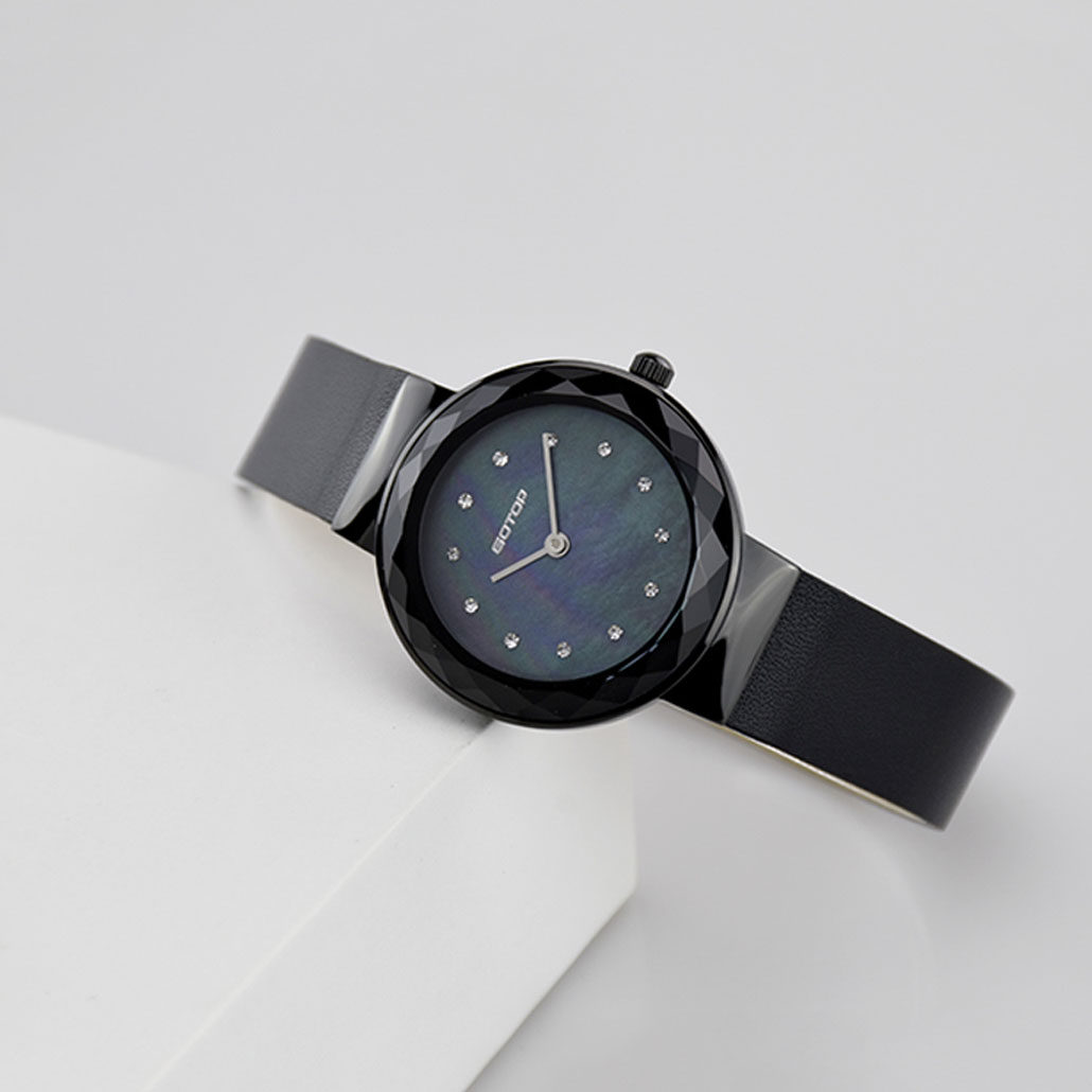 Silver And White Stainless Steel Watch For Women