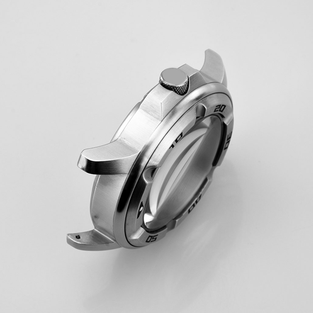 WC005 Stainless-steel Round Men's Watch Case