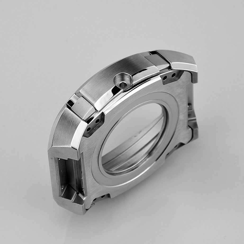 WC045 Rectangular Stainless-Steel Slim Watch Case