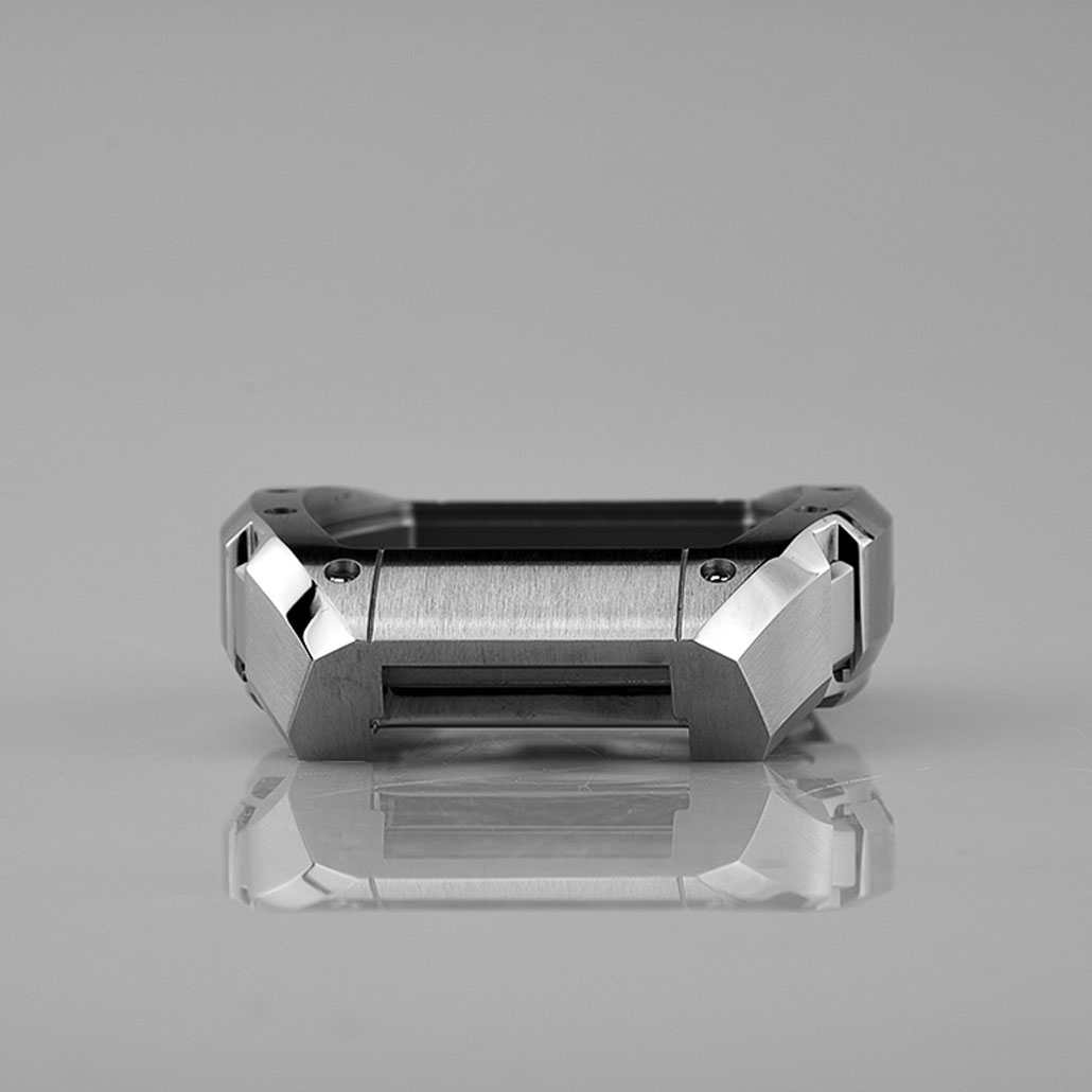 WC045 Rectangular Stainless-Steel Slim Watch Case