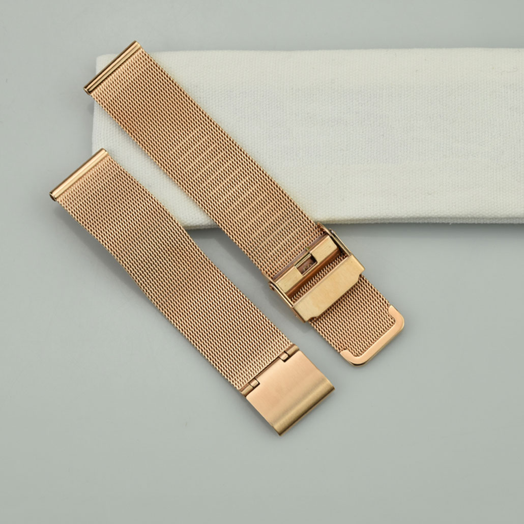 WS006 Rose Gold Women's Mesh Band