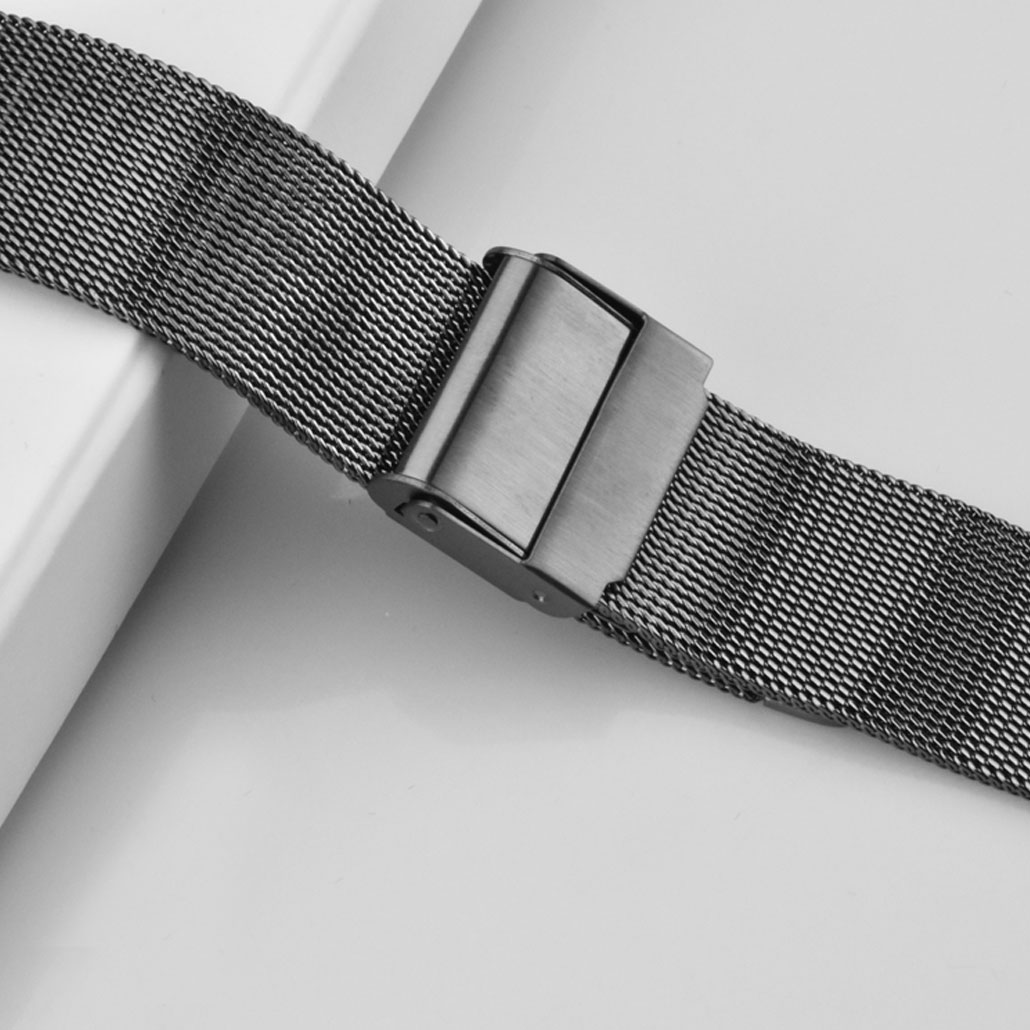 WS010 Black Stainless-steel Watch Bracelet