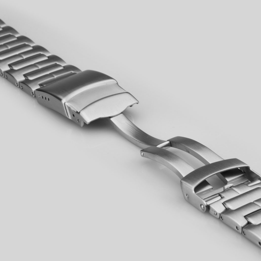 WS016 316L Stainless-steel Watch Bracelet With Safety Buckle