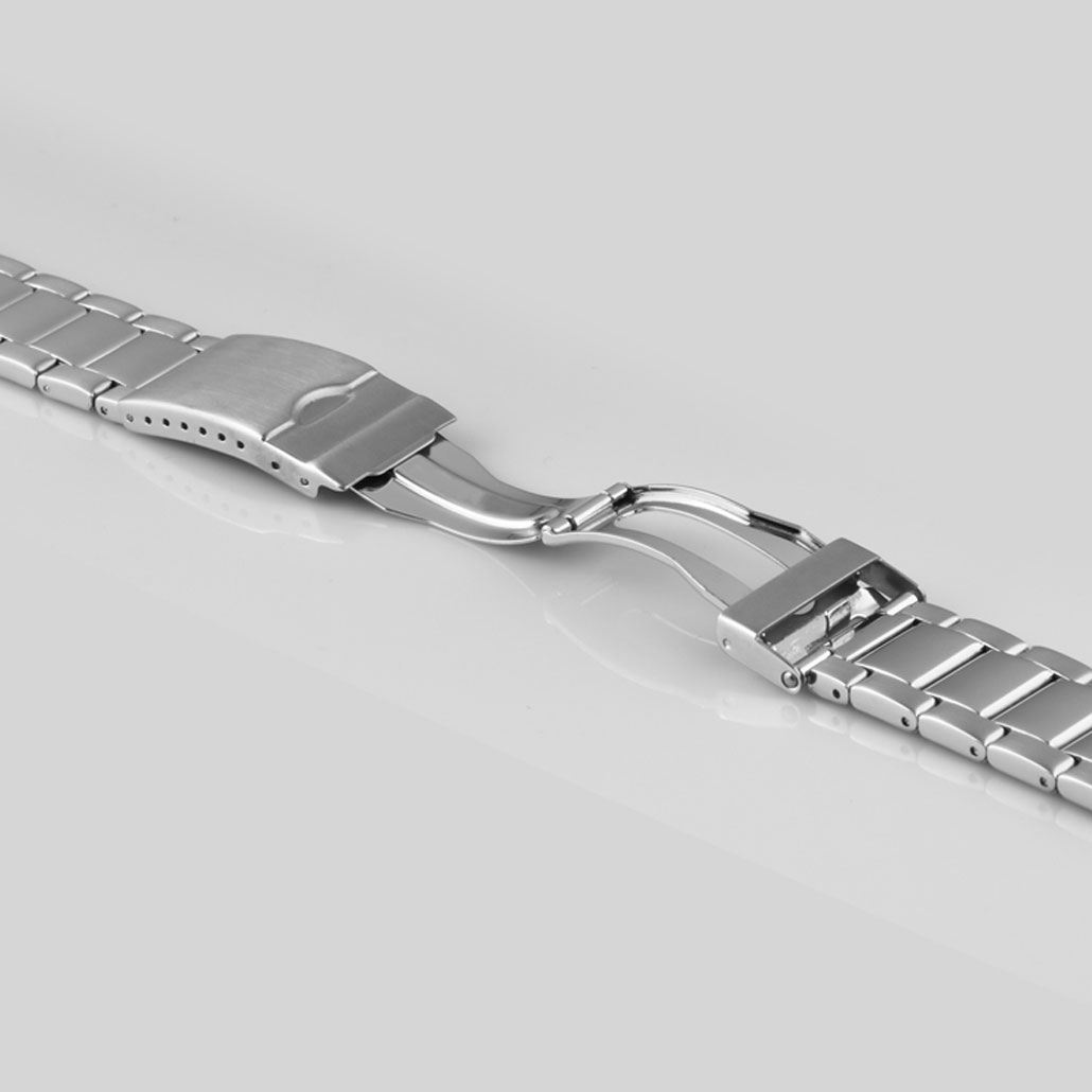 WS026 Polished Stainless-steel Men's Watch Bracelet