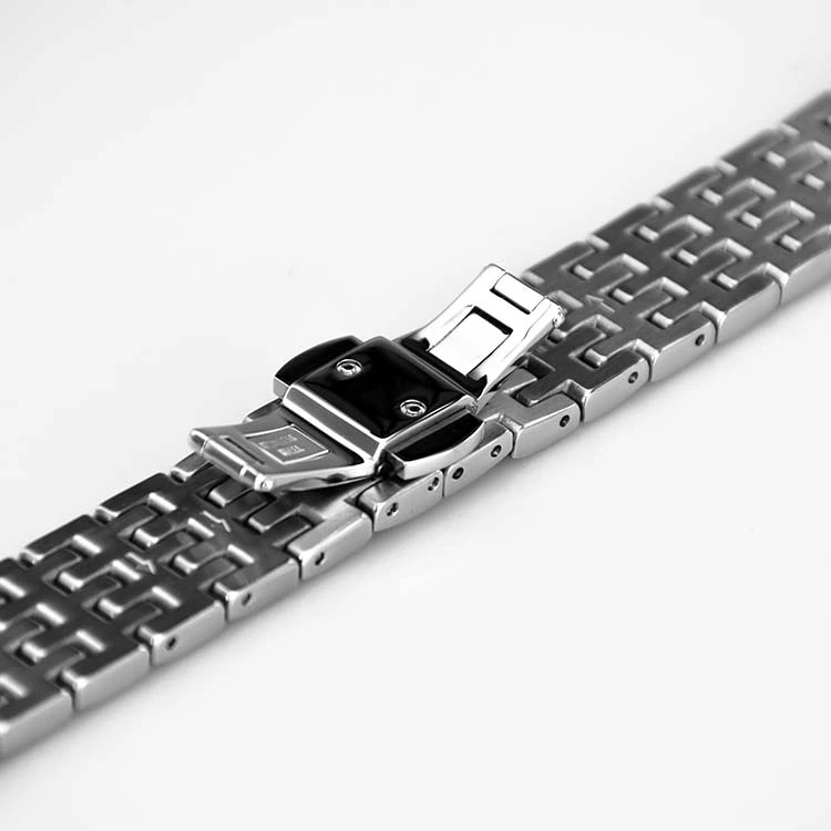 Double Press Butterfly Buckle Stainless Steel Watch Strap