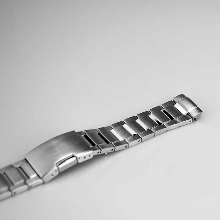 Silver Stainless Steel Watch Strap