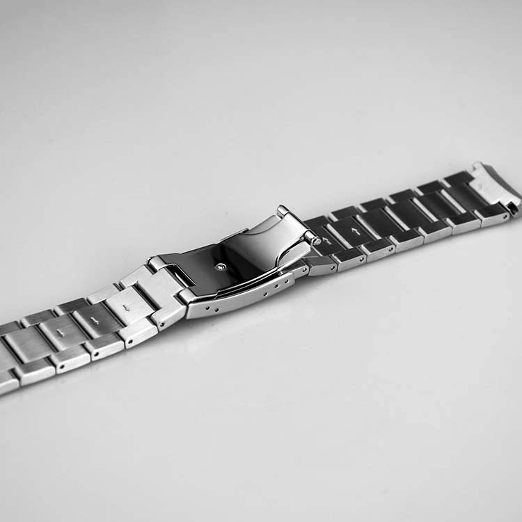 Silver Stainless Steel Watch Strap