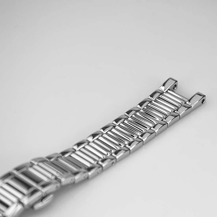 170mm Silver Stainless Steel Watch Strap