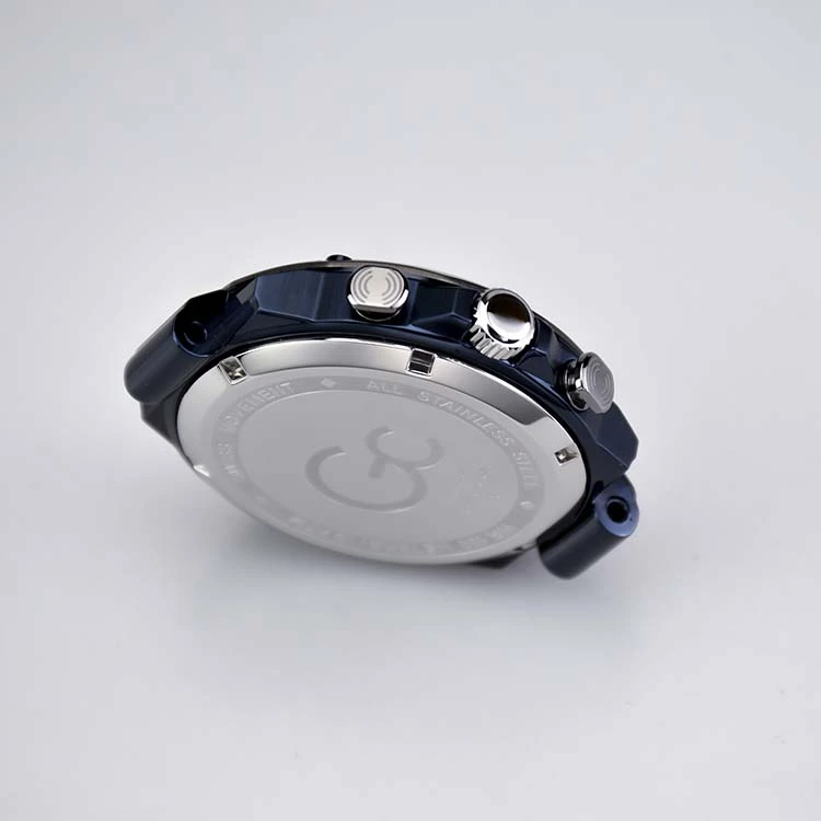 Stainless Steel Watch Case with Brushed Bezel
