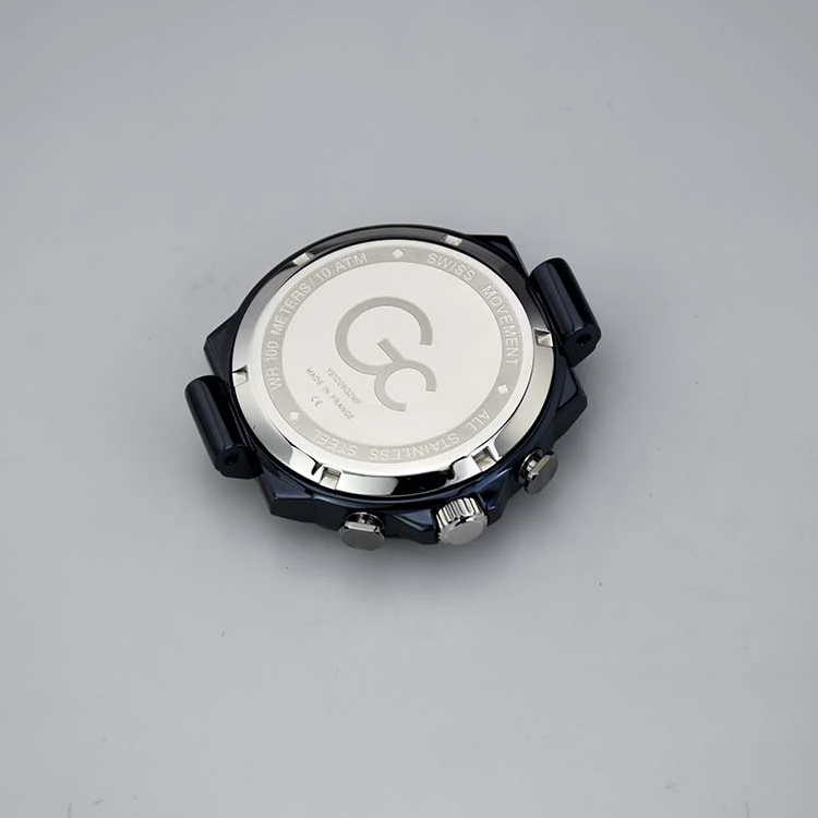 Stainless Steel Watch Case with Brushed Bezel