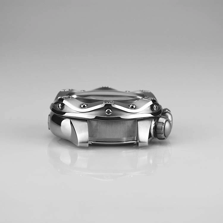 Stainless Steel Watch Case with Polished Markers And Edge