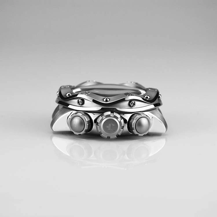 Stainless Steel Watch Case with Polished Markers And Edge