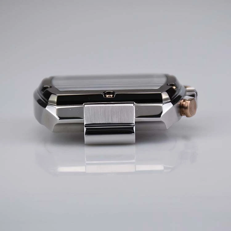 Stainless Steel Watch Case with Polished Sides