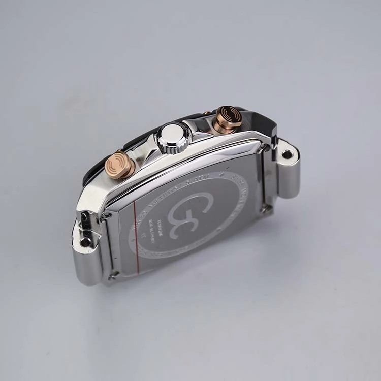 Stainless Steel Watch Case with Polished Sides