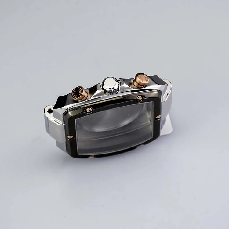 Stainless Steel Watch Case with Polished Sides