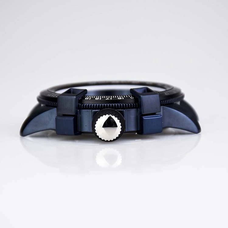 Stainless Steel Watch Case with Sandblast Bezel