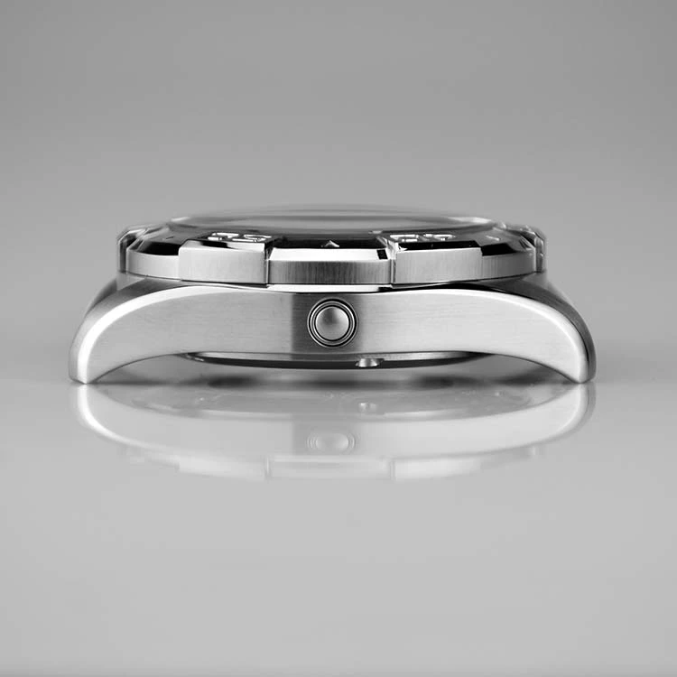 Watch Case With One Side Curved Sapphire Glass