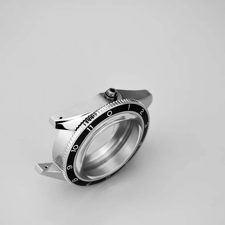 Stainless Steel Watch Case with Polished Lugs