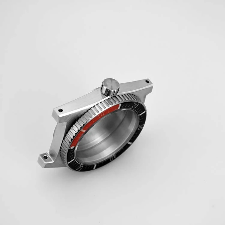 Stainless Steel Watch Case with Brushed & Sandblast Bezel