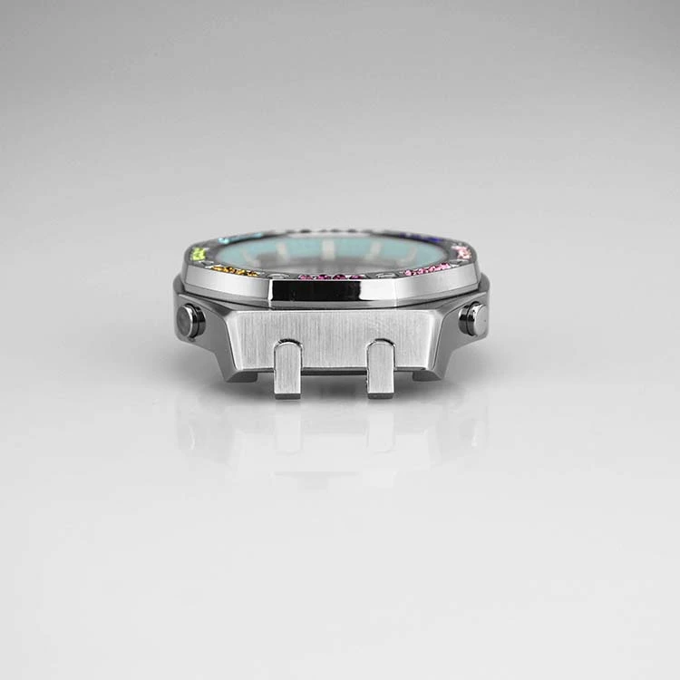 Stainless Steel Watch Case with Electronic Movement