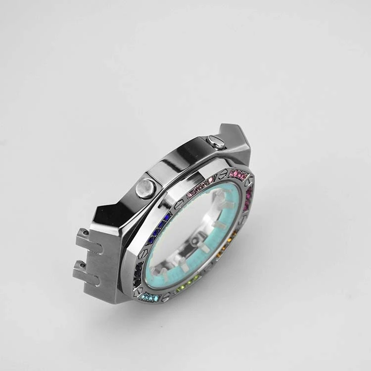 Stainless Steel Watch Case with Electronic Movement