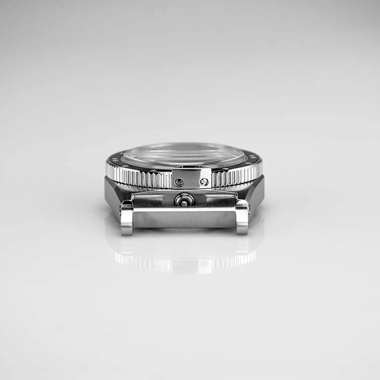 Polished Bezel Stainless Steel Watch Case