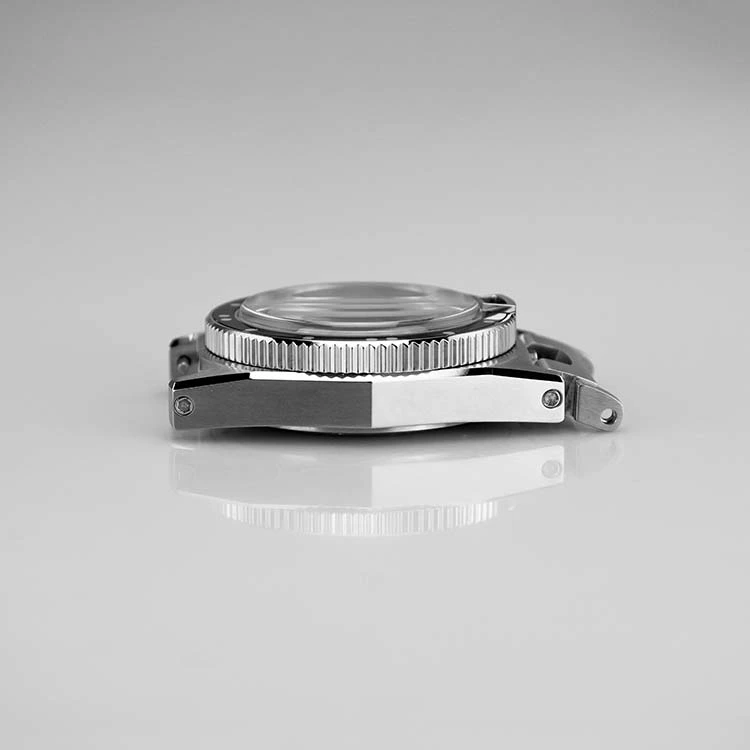 Polished Bezel Stainless Steel Watch Case