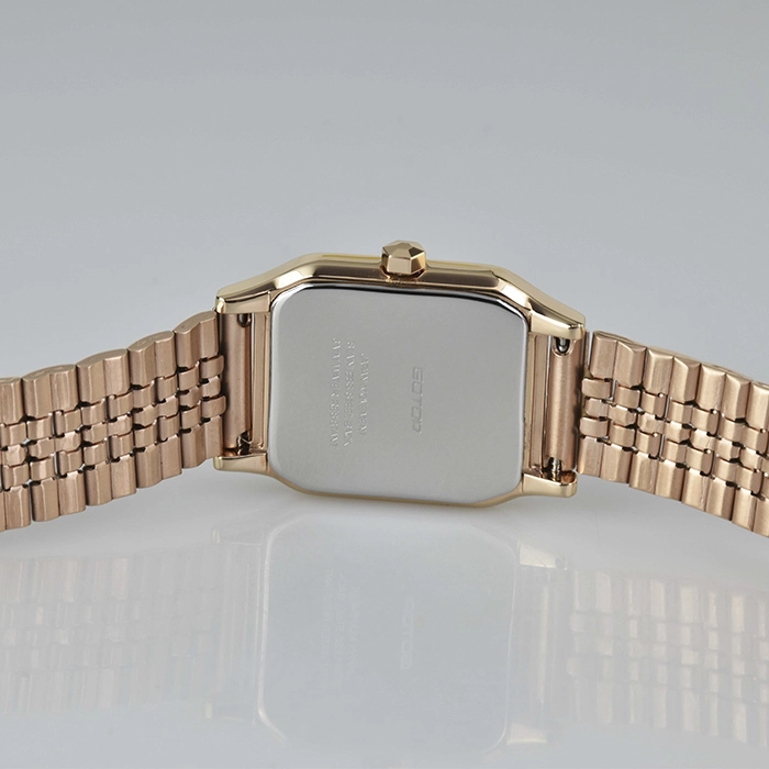 Flat Mineral Glass Watch for Woman