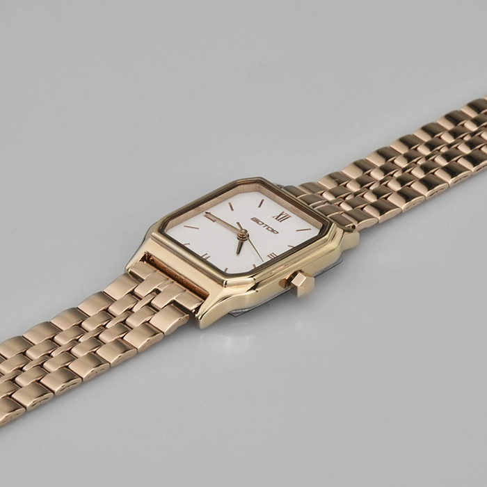 Flat Mineral Glass Watch for Woman