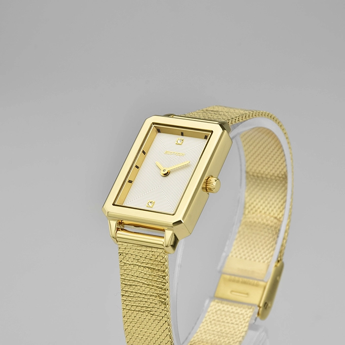 Facted M-Shape Hands Watch for Woman