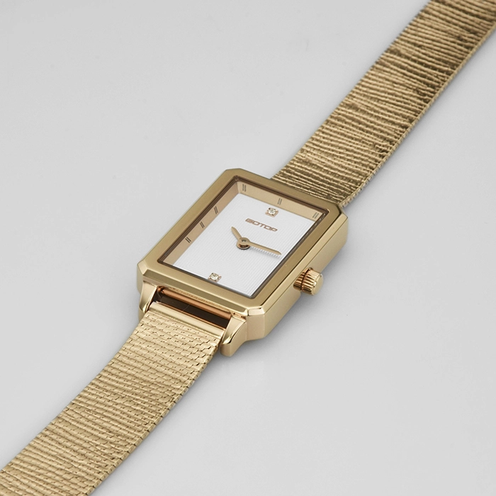 Facted M-Shape Hands Watch for Woman