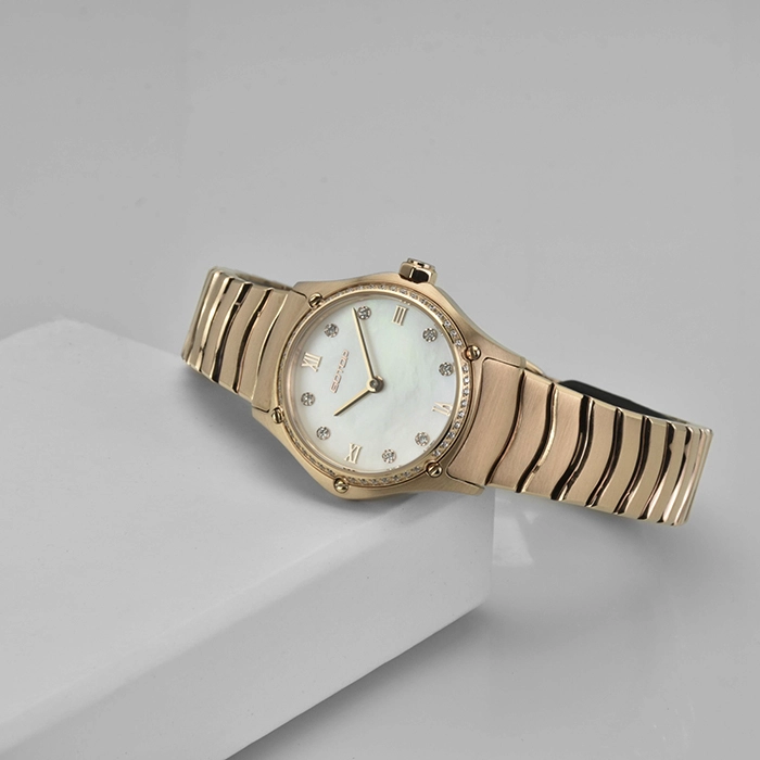 Hexagonal T-Tube Crown Watch for Woman