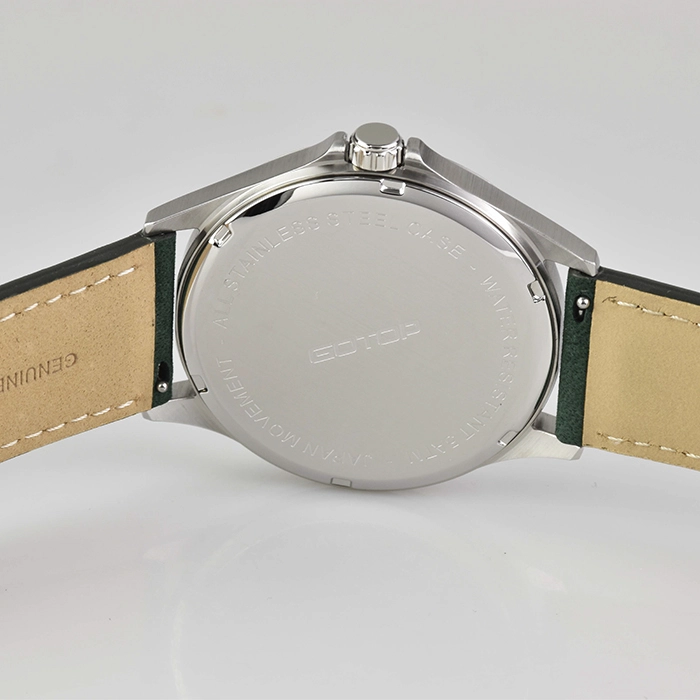SS965 Flat Hard Glass Stainless Steel Watch for Men
