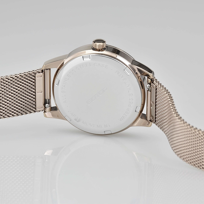 Sunray Dial Steel Watch for Woman