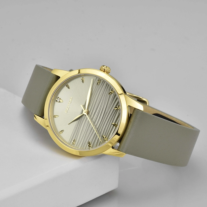 Half Stamp Dial Watch for Woman