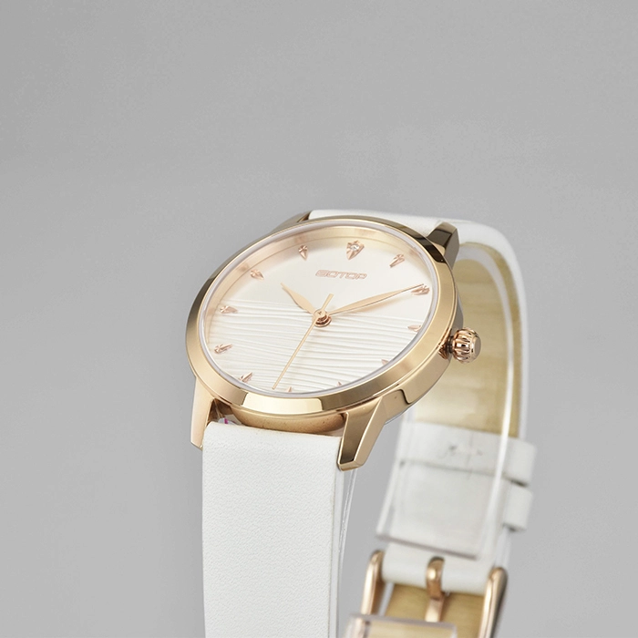 Half Stamp Dial Watch for Woman