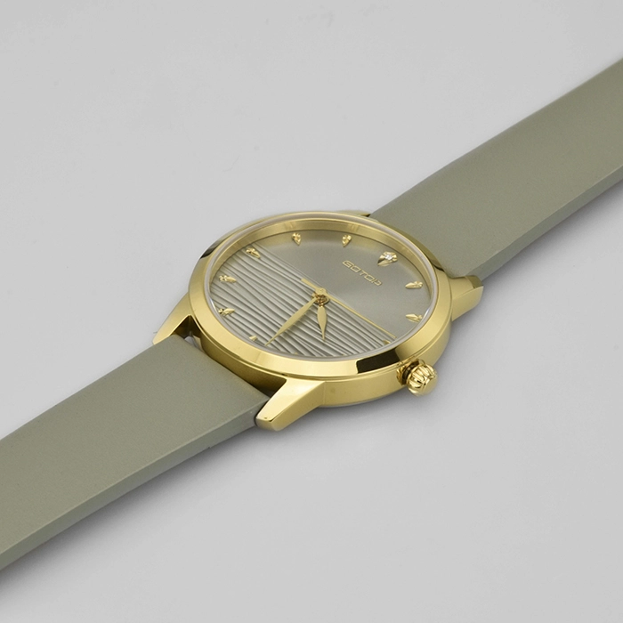 Half Stamp Dial Watch for Woman