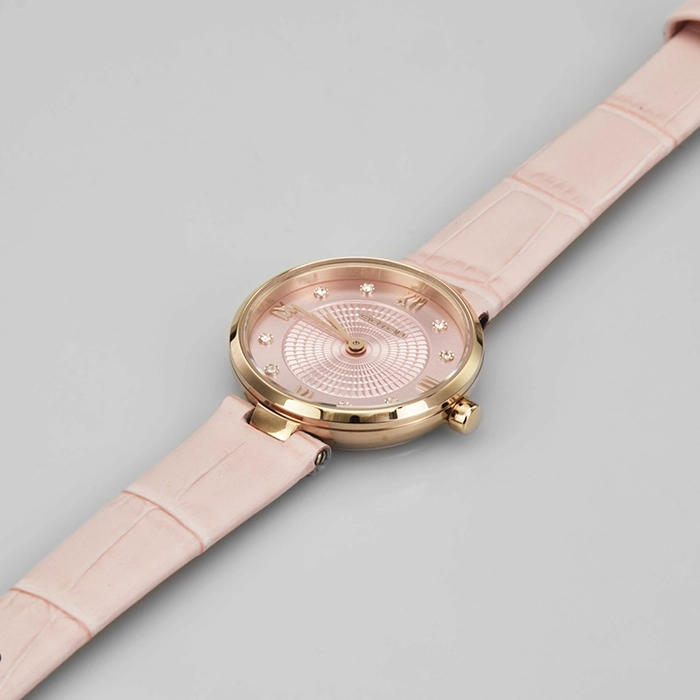 Italian Genuine Leather Strap Watch for Woman
