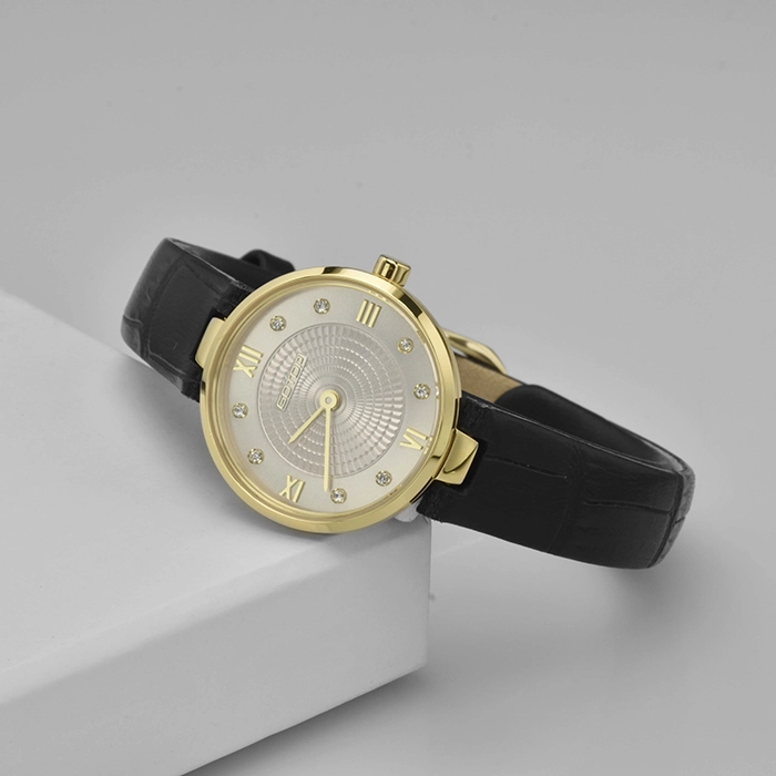 Italian Genuine Leather Strap Watch for Woman