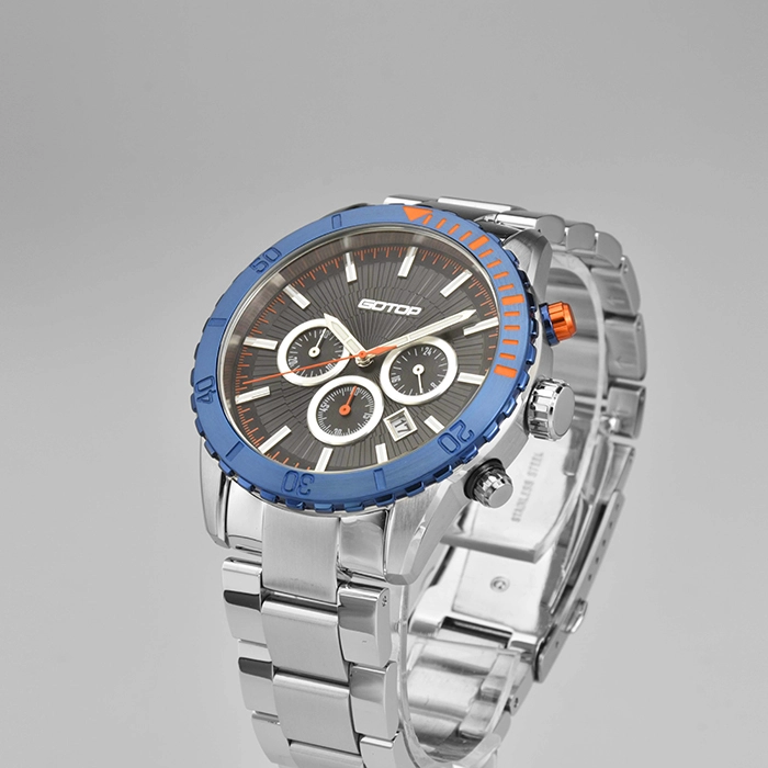SS973 Solid Teeth Back Watch for Men