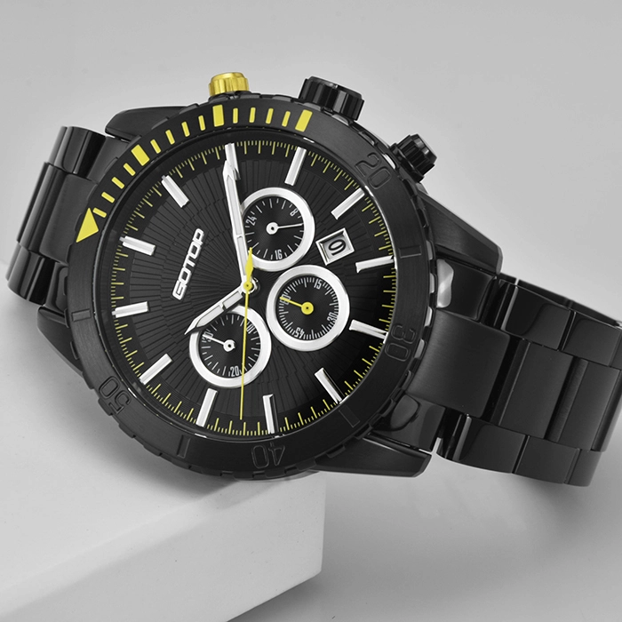 SS973 Solid Teeth Back Watch for Men